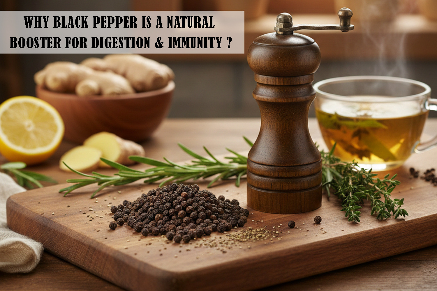 Why Black Pepper Is a Natural Booster for Digestion and Immunity?